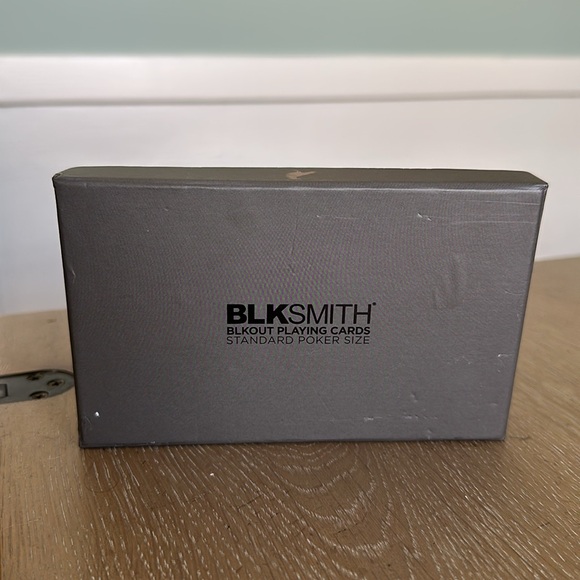 BLKSMITH Raven Card & Dice Set Poe style all black - Picture 4 of 6